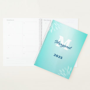 Agenda Monograma Simples e Simples Elegante