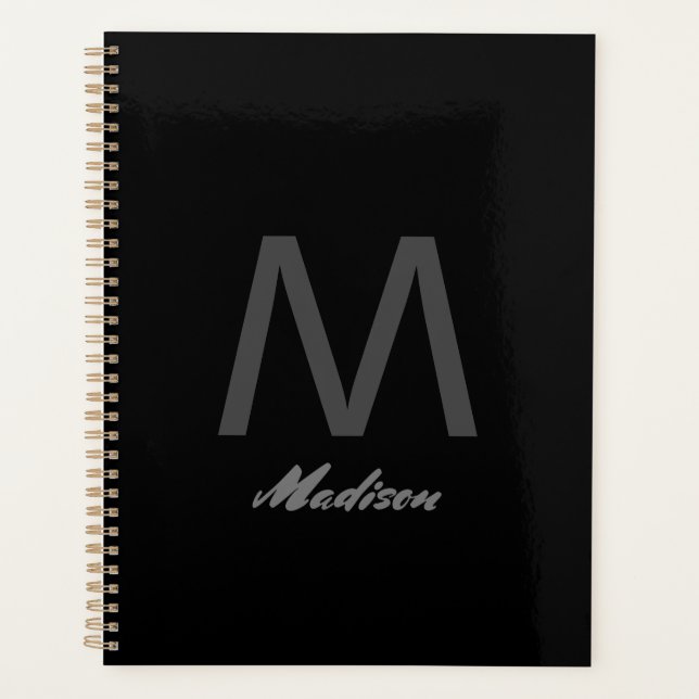 Agenda Monogramas Padrinhos de casamento de Bridesmaid, F (Frente)