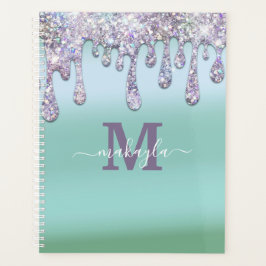 Agenda Monograph Glitter Drives Foil Personalizado