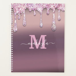 Agenda Monograph Glitter Drives Foil Personalizado