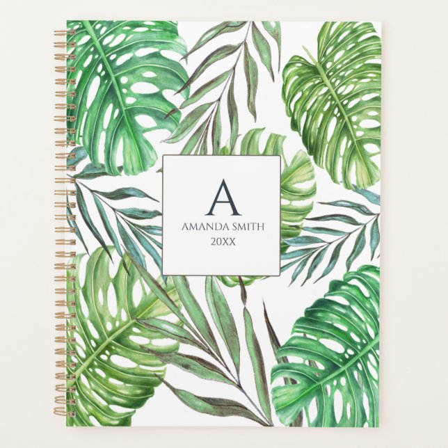 Agenda Monstera e palmeiras (Frente)