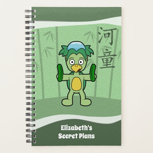 Agenda Monstro Bonito do Kappa Japonês (Frente)