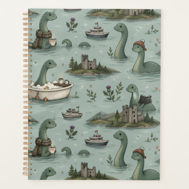 Agenda Monstro do Lago Ness (Frente)