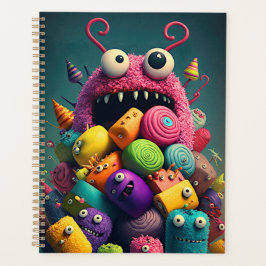 Agenda Monstros doces, bonitos e coloridos