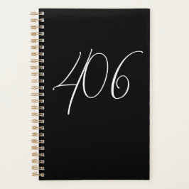 Agenda Montana 406 Preto com Branco