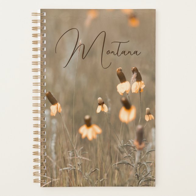 Agenda Montana Orange Wildflower Em Sage Green (Frente)