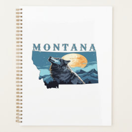 Agenda Montana Outline Wolf and Moon