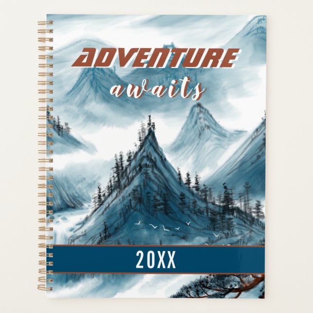 Agenda Montanhas Clássicas Pintando Cotação Inspirativa 3 (Frente)