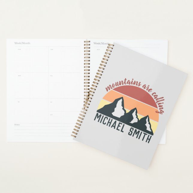 Agenda Montanhas de pastel de safra chamam cinza de monog (Exibição)