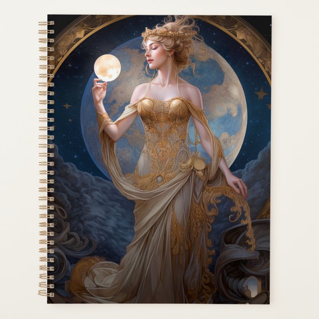Agenda Moon Goddese Queen Fantasy Art (Frente)
