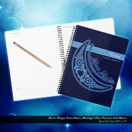 Agenda Moon Magic Stars Heart Celestial Love Name