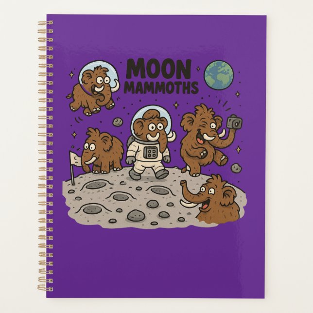 Agenda MOON MAMMOTHS é engraçado (Frente)