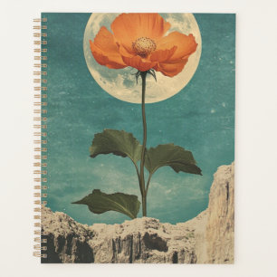 Agenda Moonlit Orange Bloom - Vintage Boho Charm