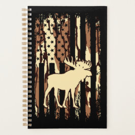 Agenda Moose US American Flag Hunting Elk