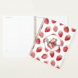 Agenda Morangos Vermelhos Fruta