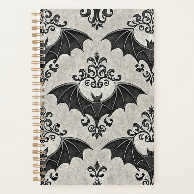 Agenda Morcegos Decorativos (Frente)