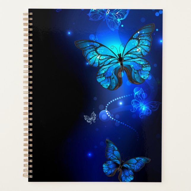 Agenda Morpho Butterfly in the Dark Background (Frente)