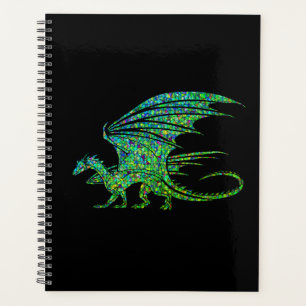 Agenda Mosaico do Dragão Verde Incrível