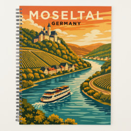 Agenda Moseltal Germany Vintage Travel Art
