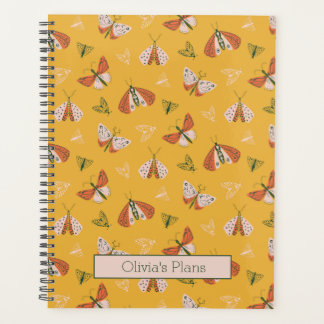 Agenda Moths Ecru Laranja Timical Personalizados