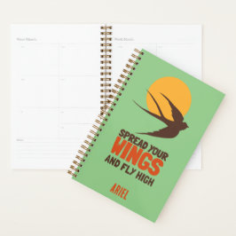 Agenda Motivação Elegante Moderno Personalizada