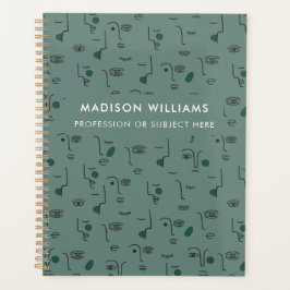 Agenda Motivos Botânicos Personalizados com Nome