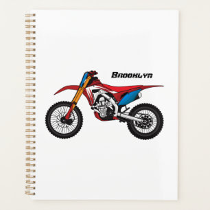 Agenda Moto de terra vermelha