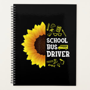 Agenda motorista de ônibus da escola de girassol engraç