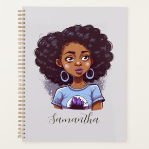 Agenda Mulher Aula e Elegante Afro