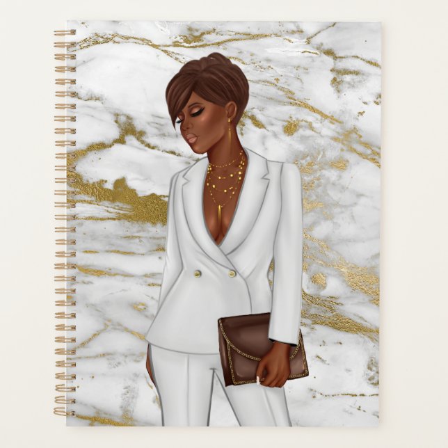 Agenda Mulher-chefe do CEO afro-americano (Frente)