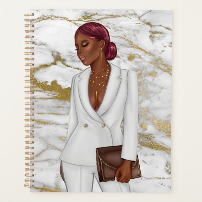Agenda Mulher-chefe do CEO afro-americano (Frente)