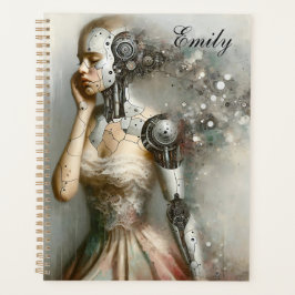 Agenda Mulher Cyborg A Ai Art Personalizada