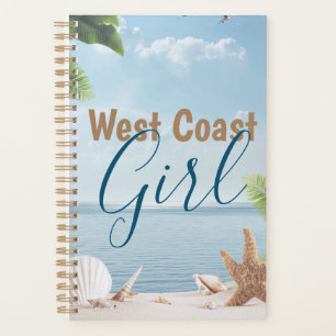 Agenda Mulher Feliz da Vida Ocidental da West Coast Girl