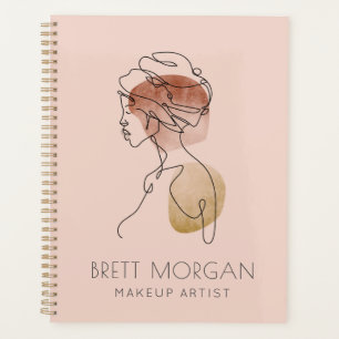 Agenda Mulher Moderna Makeup Artist Blush Pink Business