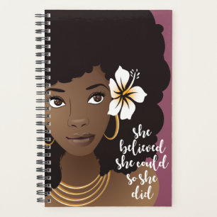 Agenda Mulher Negra, Ela Acreditava Que Podia.