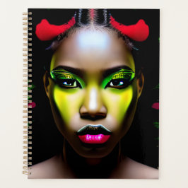 Agenda Mulher negra melanina americana africana rainha