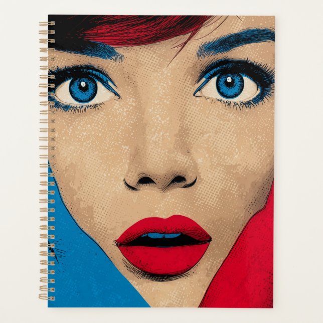 Agenda Mulher surpreendida na Pop Art (Frente)