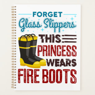 Agenda Mulheres Bombeiros Esta Princesa Veste Botas de Fo