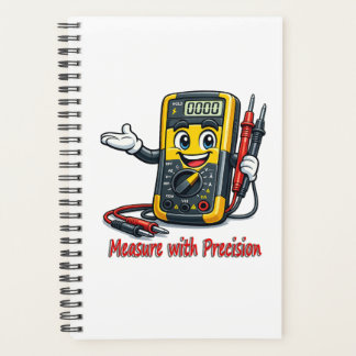 Agenda Multimeter Cartoon Measure With Precision Notebook