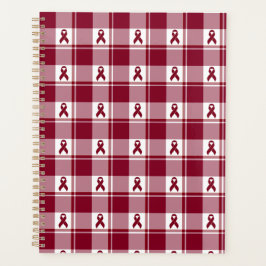 Agenda Multiple Myeloma Cancer Awareness Plaid Planner