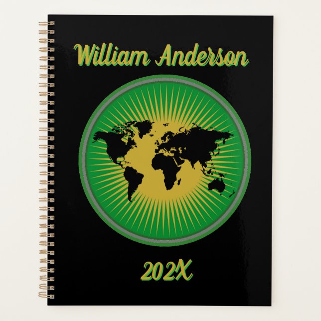 Agenda Mundo Personalizado (Frente)