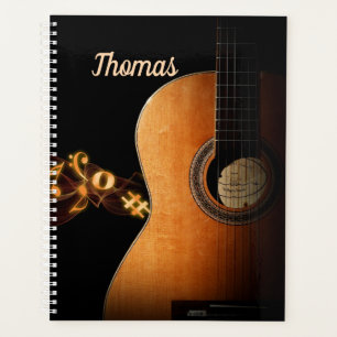 Agenda Música de violão personalizada