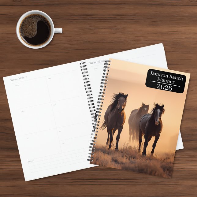 Agenda Mustang Herd Calendar Planner (Criador carregado)