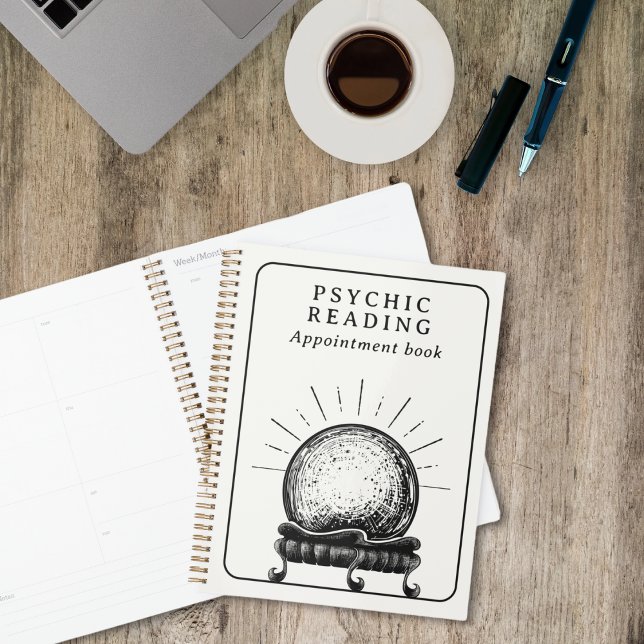 Agenda Mystic Crystal Ball Psychic Lendo Compromisso (Mystic Crystal Ball Psychic Reading Appointment Planner )