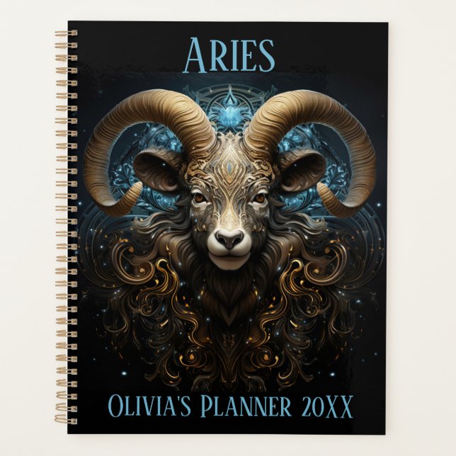 Agenda Mystical Aries Zodiac Planner (Frente)