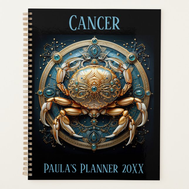 Agenda Mystical Cancer Zodiac Artwork  (Frente)