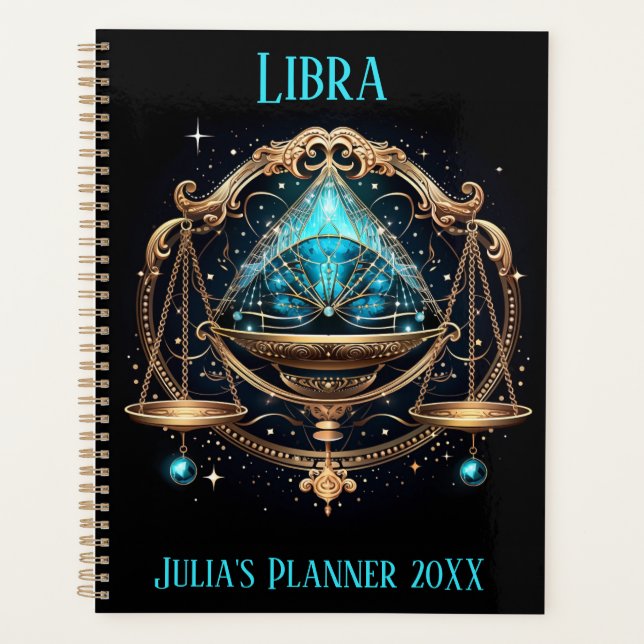 Agenda Mystical Libra Zodiac Artwork  (Frente)