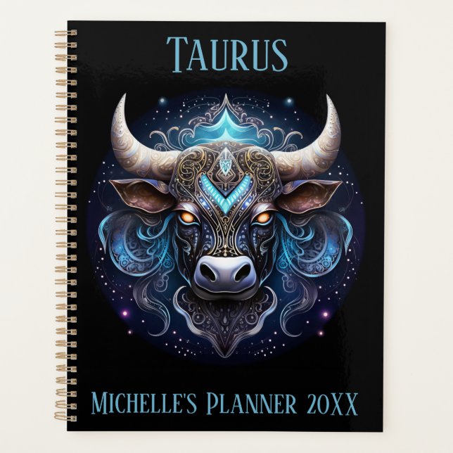 Agenda Mystical Taurus Zodiac Artwork  (Frente)