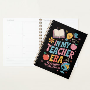 Agenda Na Minha Era de Professora de Volta às Aulas Jardi