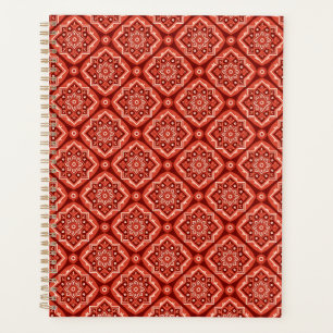 Agenda Na moda Boho Padrão Geométrico Floral